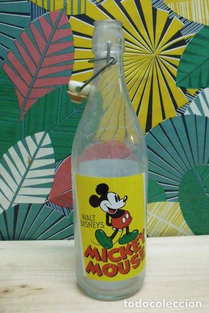 Antig&uuml;edades: Botella Cierre Herm&eacute;tico Mickey Mouse - Disney - Foto 2