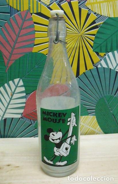 Antig&uuml;edades: Botella Cierre Herm&eacute;tico Mickey Mouse - Disney - Foto 3