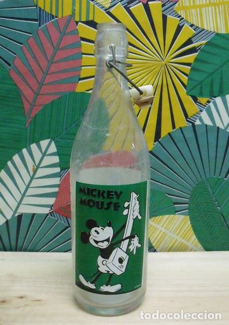 Antig&uuml;edades: Botella Cierre Herm&eacute;tico Mickey Mouse - Disney