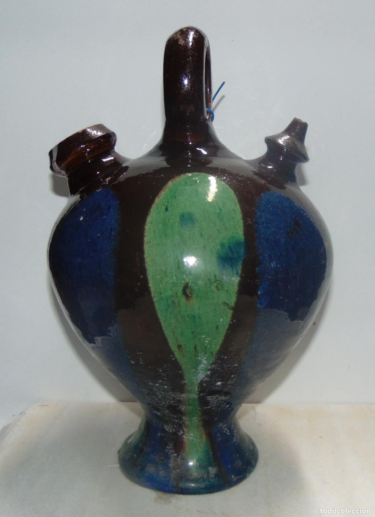 Antig&uuml;edades: BONITO BOTIJO DE CERAMICA POSIBLEMENTE LEVANTINA, 36CM DE ALTURA
