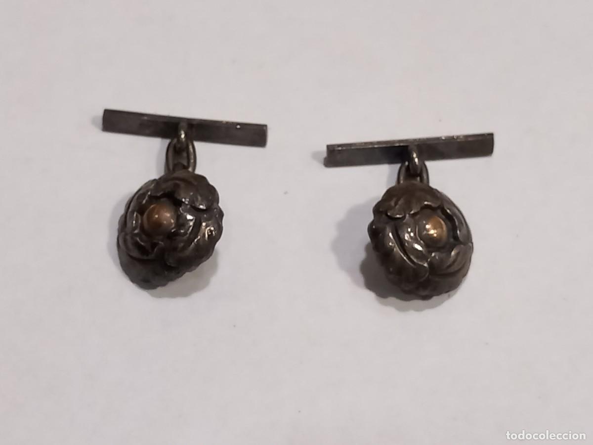 Antig&uuml;edades: GEMELOS DE PLATA A&Ntilde;OS 50 (G)