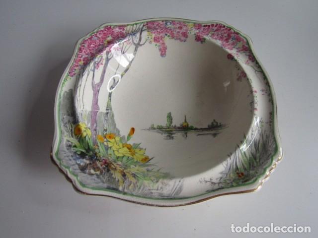 Antig&uuml;edades: PRECIOSO PLATO HONDO DE PORCELANA INGLESA ROYAL WINTON GRIMWADES MODELO DAFFODIL A&Ntilde;OS 50