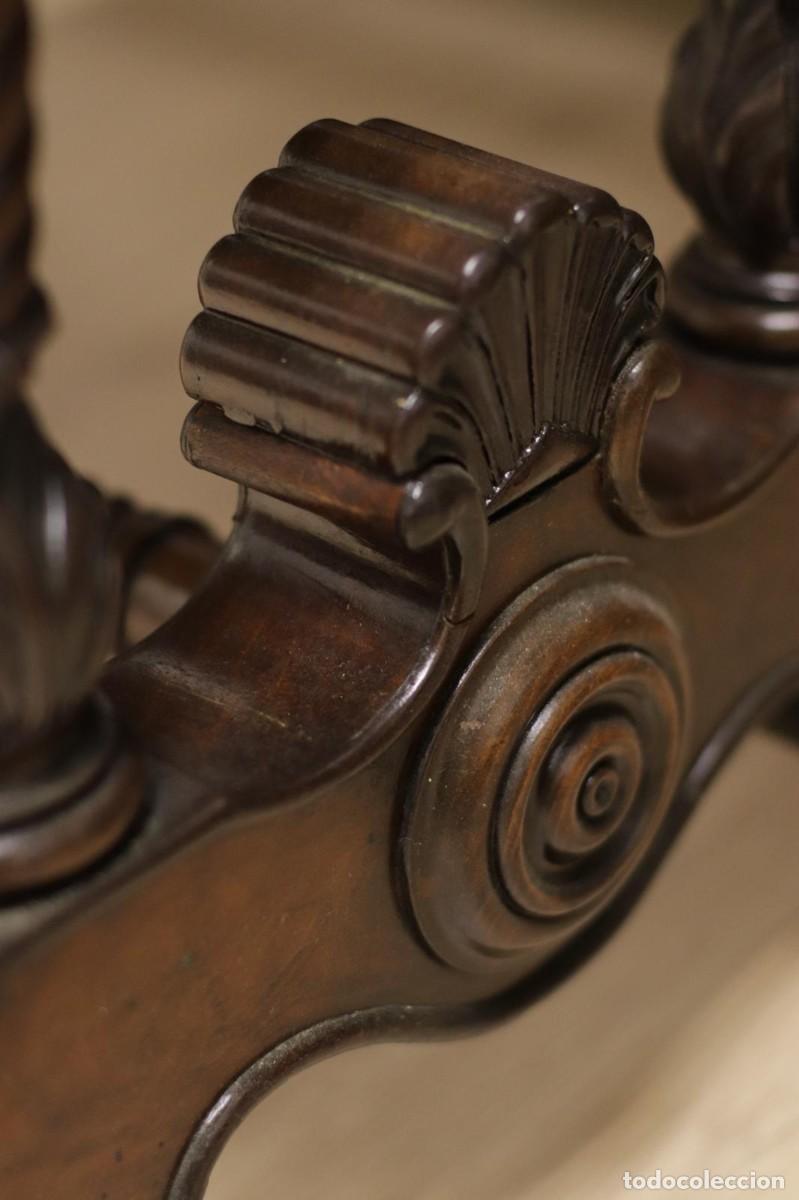 Antig&uuml;edades: Mesa Victoriana de caoba - Foto 12