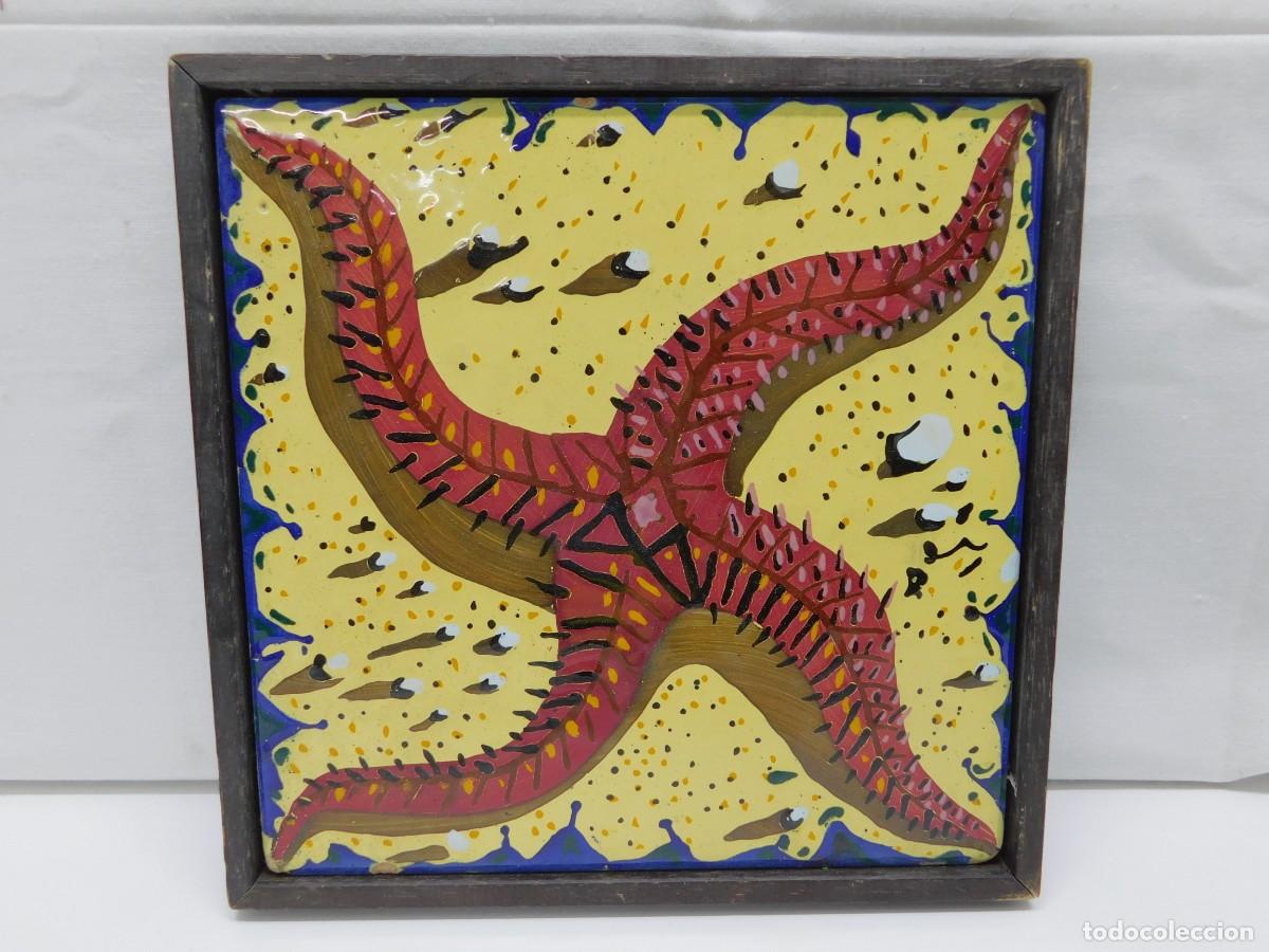 Antiquit&auml;ten: AZULEJO SALVADOR DAL&Iacute; - LA ESTRELLA DE MAR