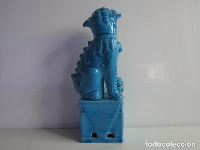 Antig&uuml;edades: PRECIOSO PERRO LEON FU FOO DE 21 CM - Foto 3