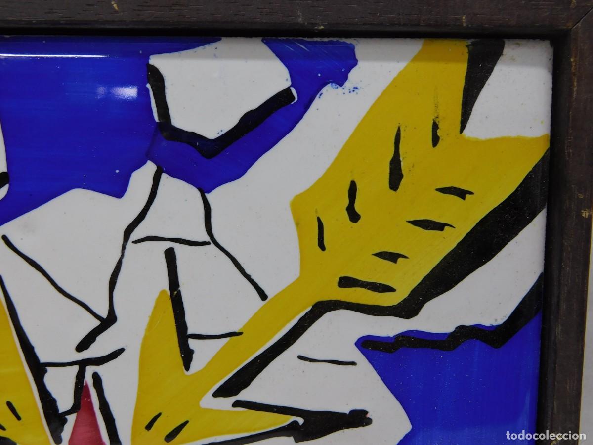 Antig&uuml;edades: AZULEJO SALVADOR DAL&Iacute; - FLECHAS CARDINALES - Foto 3