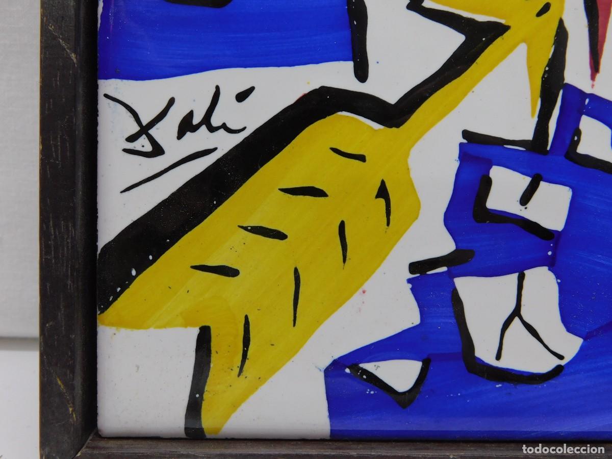Antig&uuml;edades: AZULEJO SALVADOR DAL&Iacute; - FLECHAS CARDINALES - Foto 5