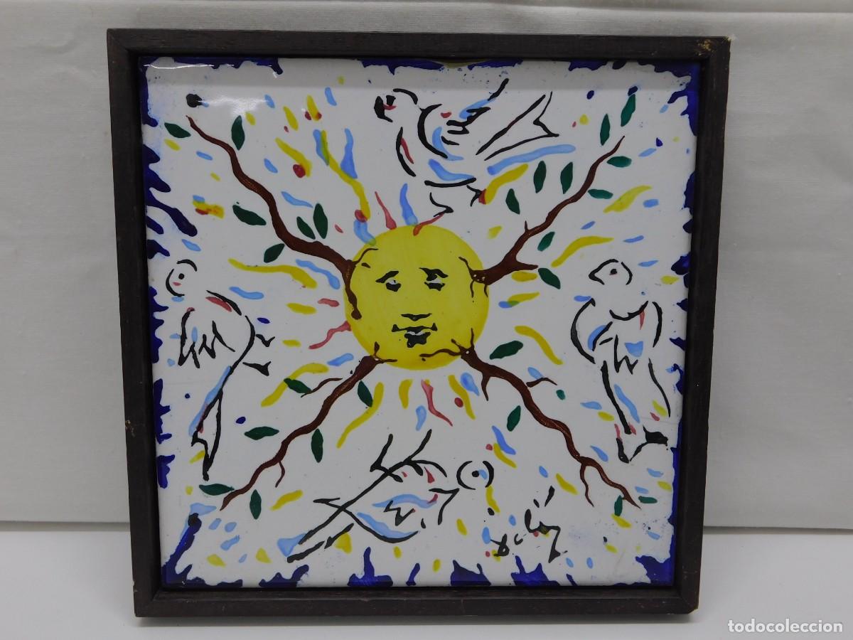 Antiquit&auml;ten: AZULEJO SALVADOR DAL&Iacute; - EL SOL VEGETAL