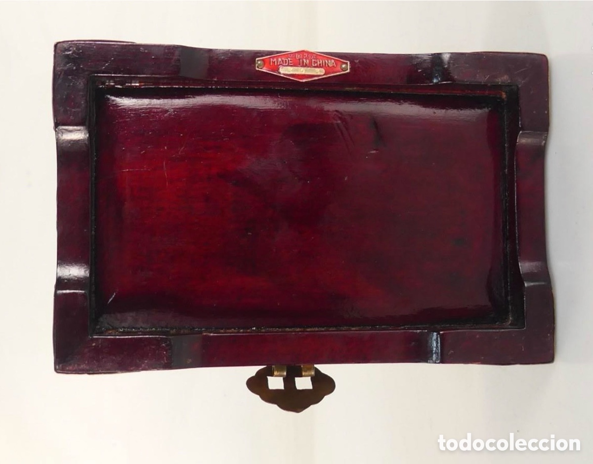 Antig&uuml;edades: JOYERO CHINO CON CANDADO , NACAR - Foto 9