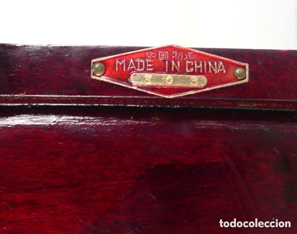 Antig&uuml;edades: JOYERO CHINO CON CANDADO , NACAR - Foto 10