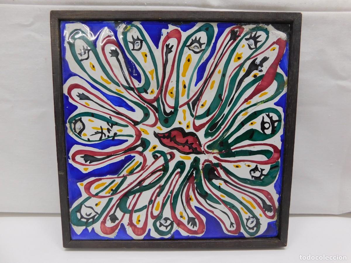 Antiquit&auml;ten: AZULEJO SALVADOR DAL&Iacute; - EL BESO DE FUEGO