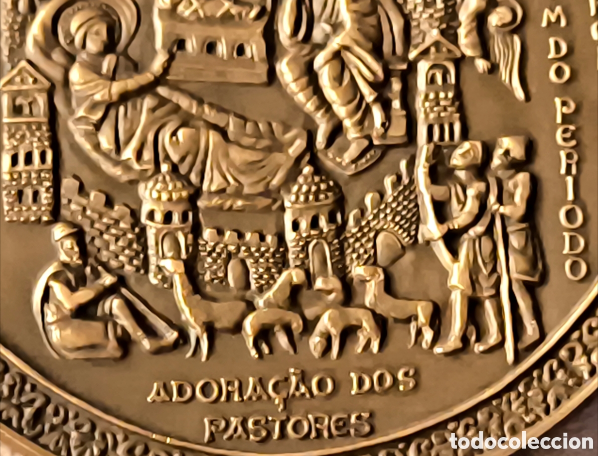 Antig&uuml;edades: GRAN MEDALLA NAVIDAD DE BRONCE - Foto 5