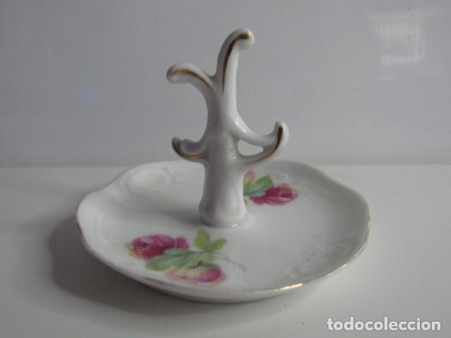 Antig&uuml;edades: PRECIOSO ANILLERO DE PORCELANA VINTAGE Duxer Porzellanmanufaktur CHECOSLOVAKIA