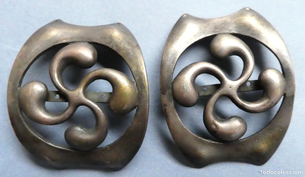 Antig&uuml;edades: ANTIGUAS HEBILLAS PARA ZAPATOS - LAUBURU PPIO.S.XX