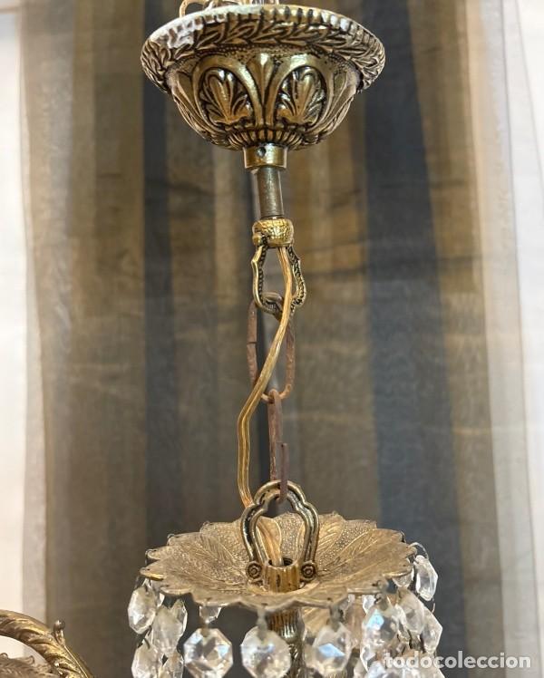 Antig&uuml;edades: L&aacute;mpara de Bronce con L&aacute;grimas - Foto 5