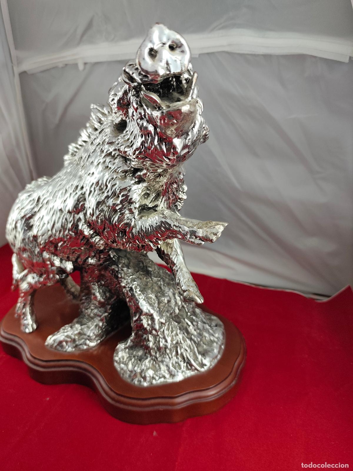 Antig&uuml;edades: Jabali con laminado de plata de ley - Foto 2