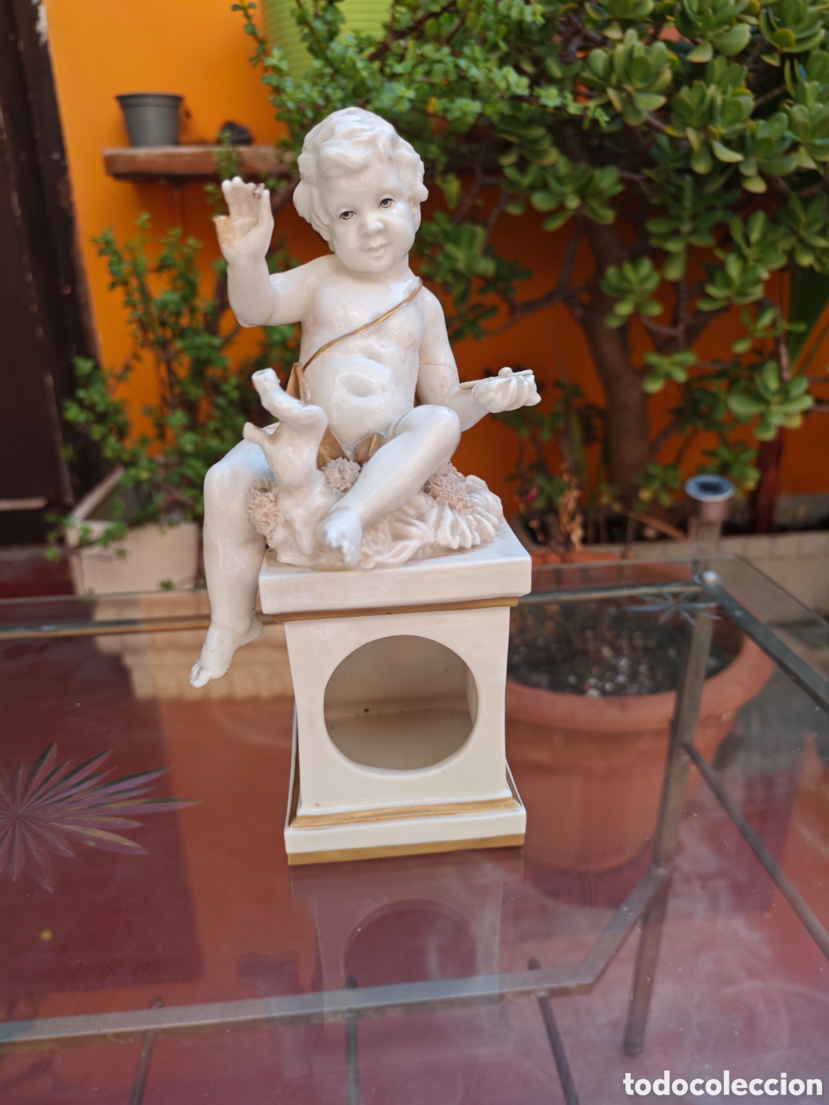 Antig&uuml;edades: Figura de porcelana marca Algora - Foto 2