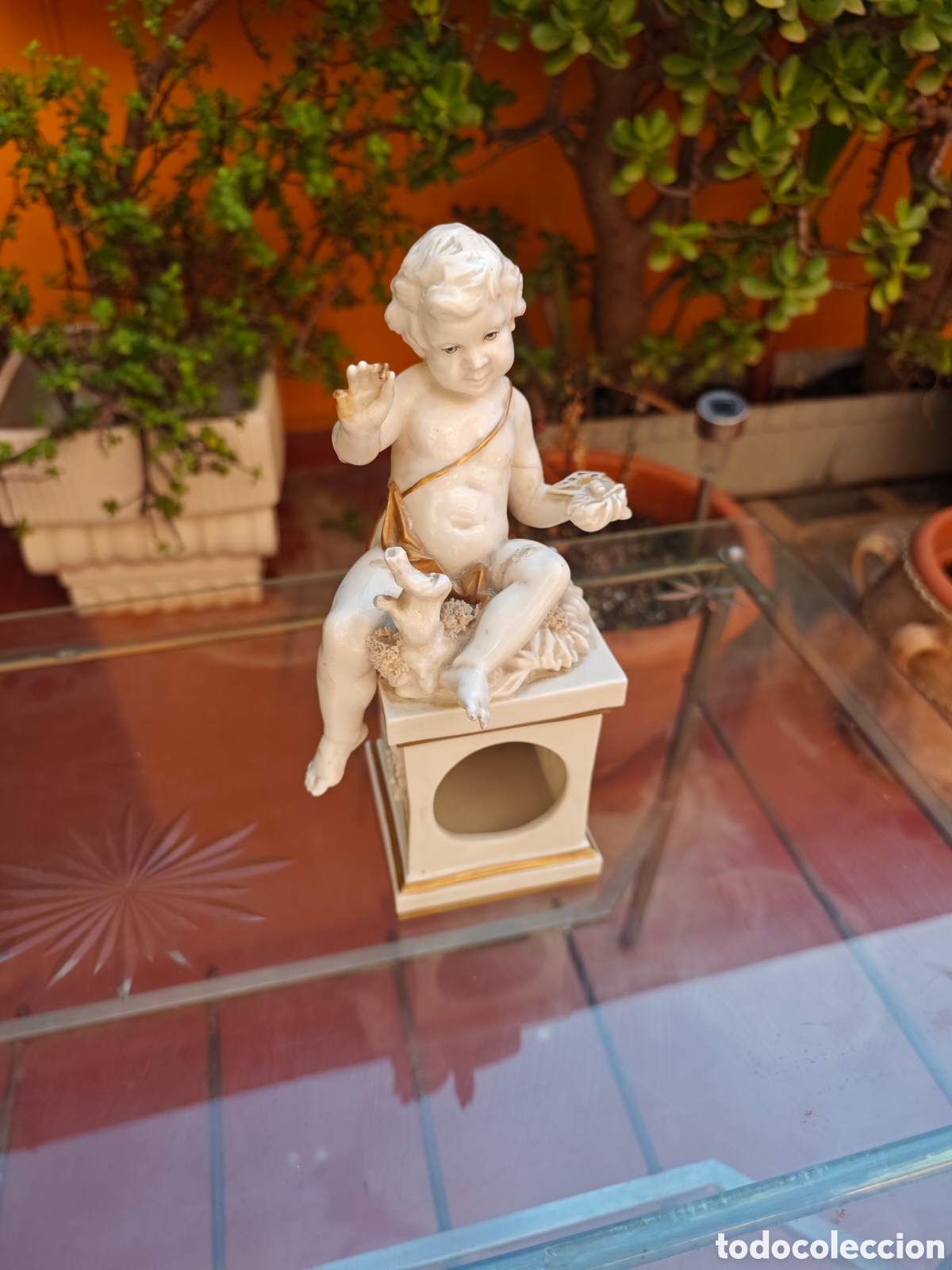 Antig&uuml;edades: Figura de porcelana marca Algora - Foto 3