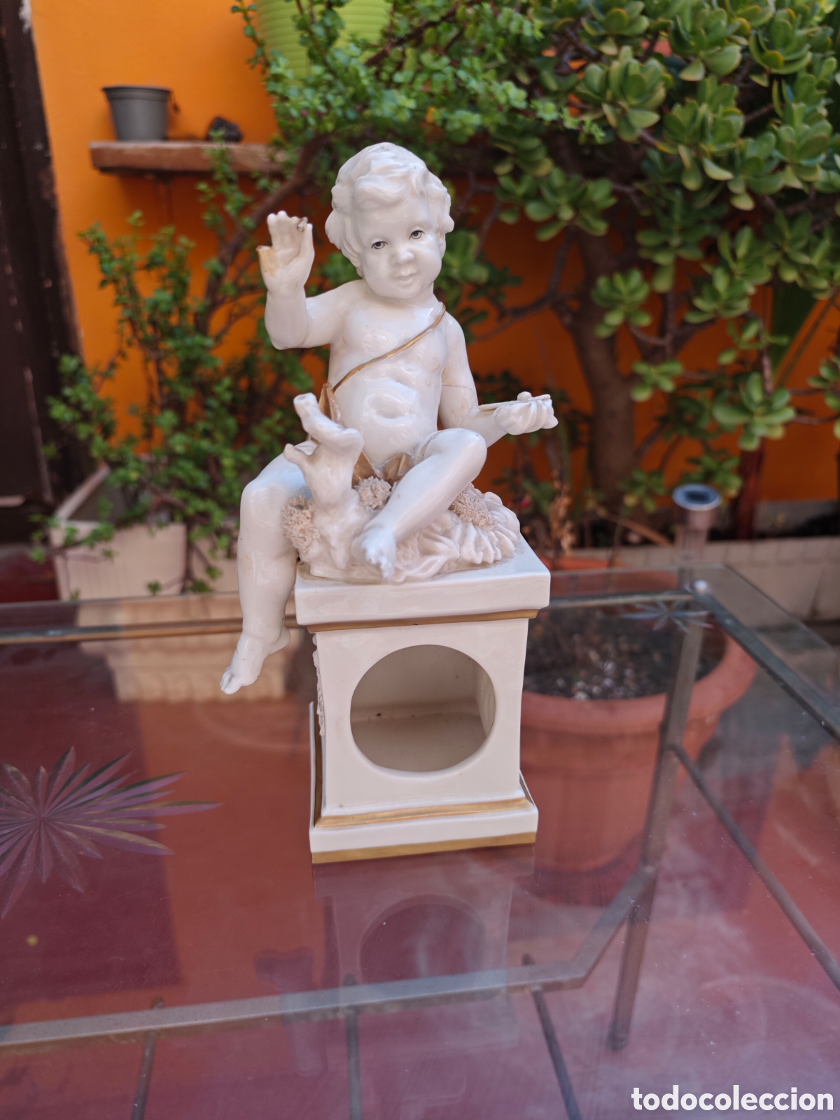 Antig&uuml;edades: Figura de porcelana marca Algora - Foto 4