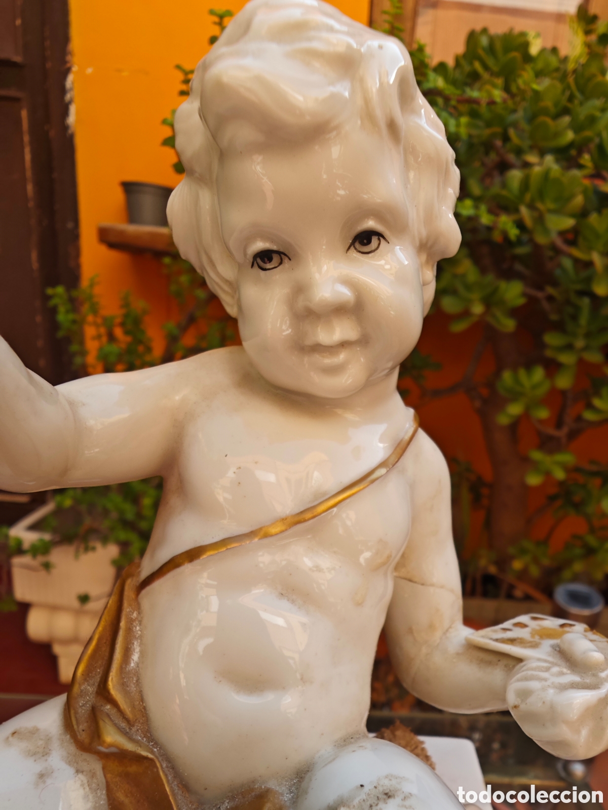 Antig&uuml;edades: Figura de porcelana marca Algora - Foto 5