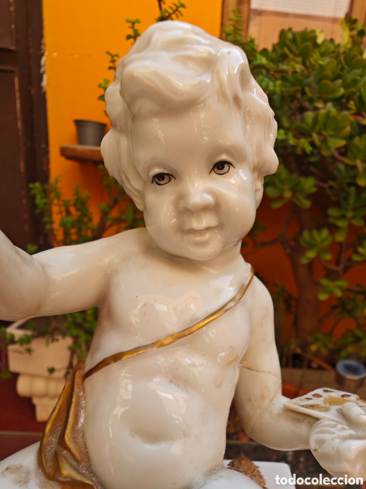 Antig&uuml;edades: Figura de porcelana marca Algora - Foto 6