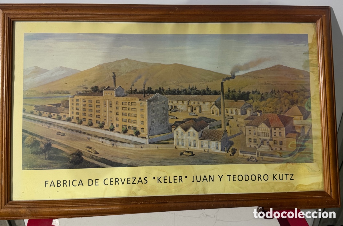 Antig&uuml;edades: Cuadro Antiguo F&aacute;brica de Cervezas Keler