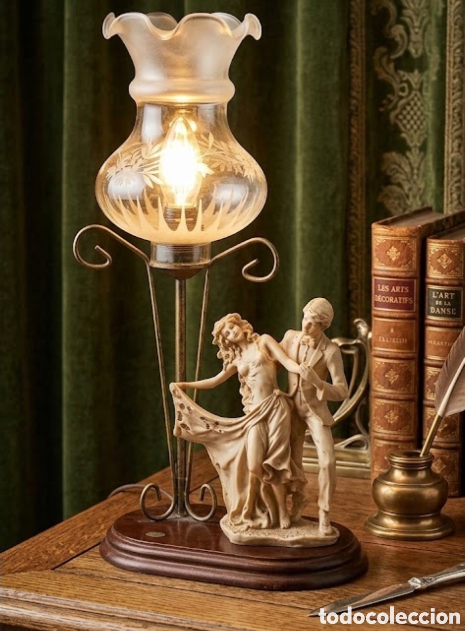 Antig&uuml;edades: L&aacute;mpara Vintage Italiana - Arte Murano & Firmada Del Vecchio