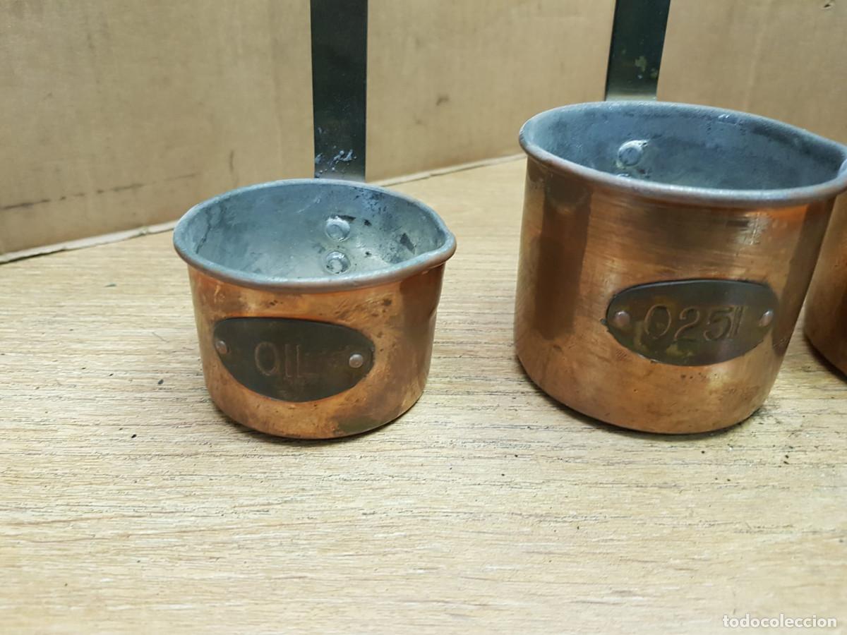 Antig&uuml;edades: LOTE DE 5 CAZOS ANTIGUOS - Foto 3