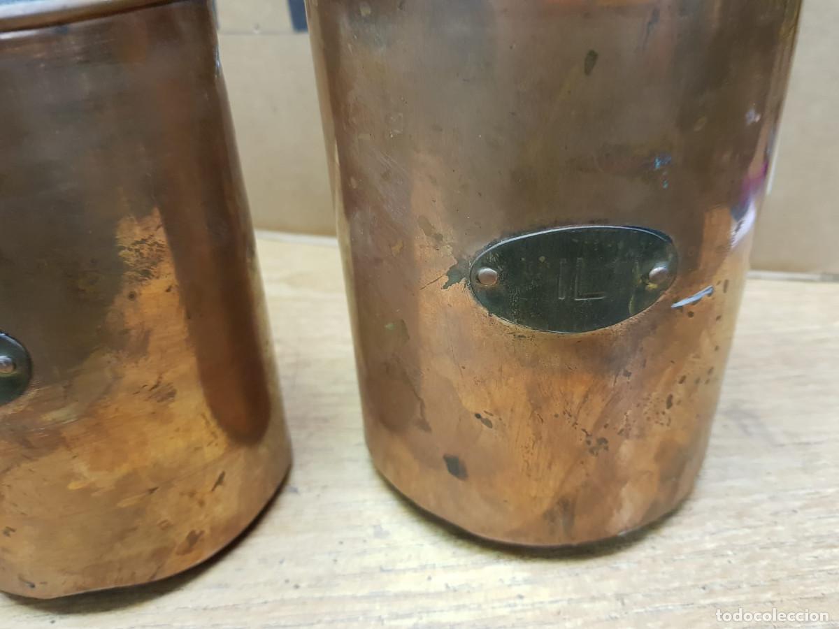 Antig&uuml;edades: LOTE DE 5 CAZOS ANTIGUOS - Foto 5