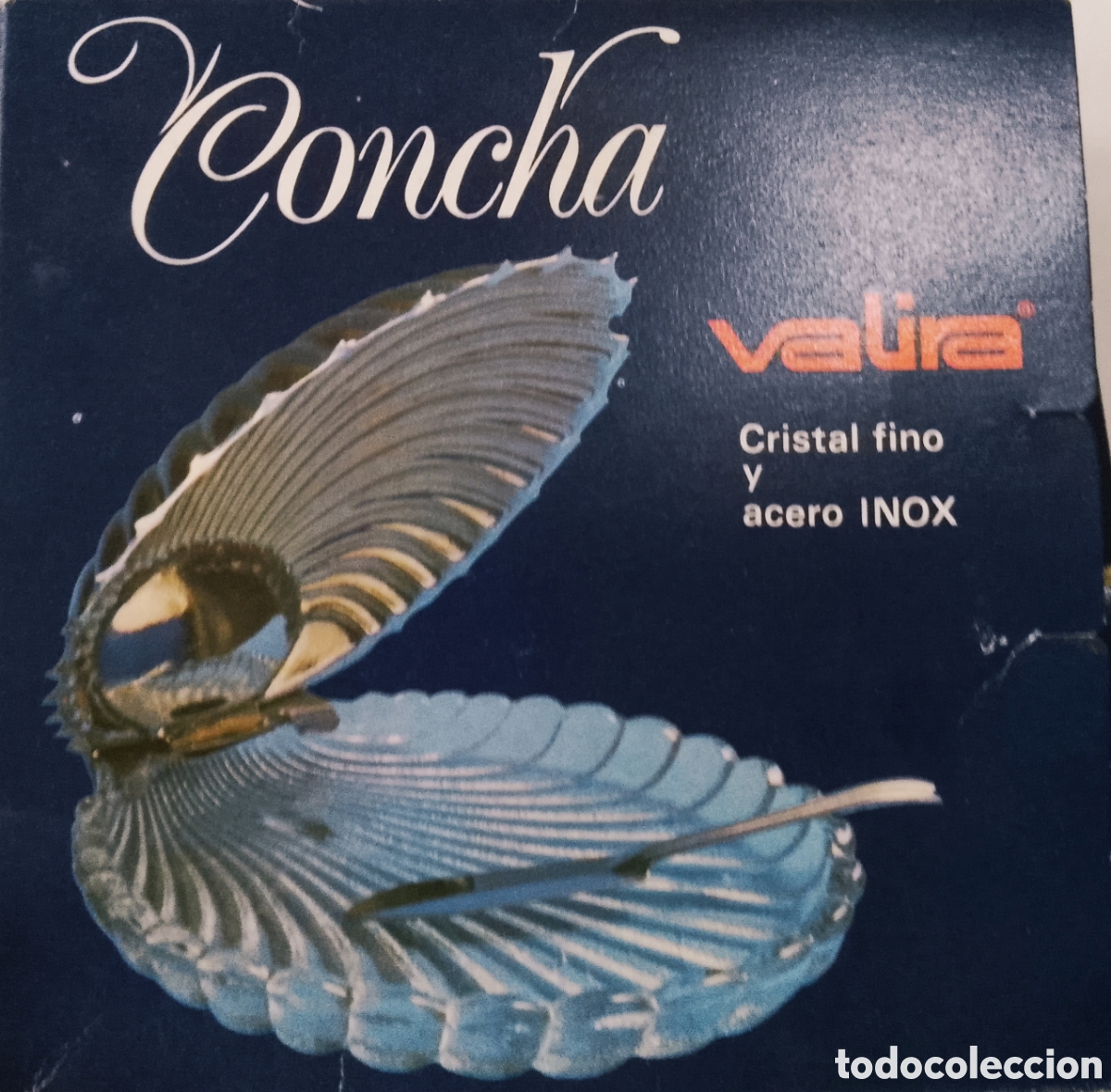 Antig&uuml;edades: Mantequillero Concha Valira Vintage NOS