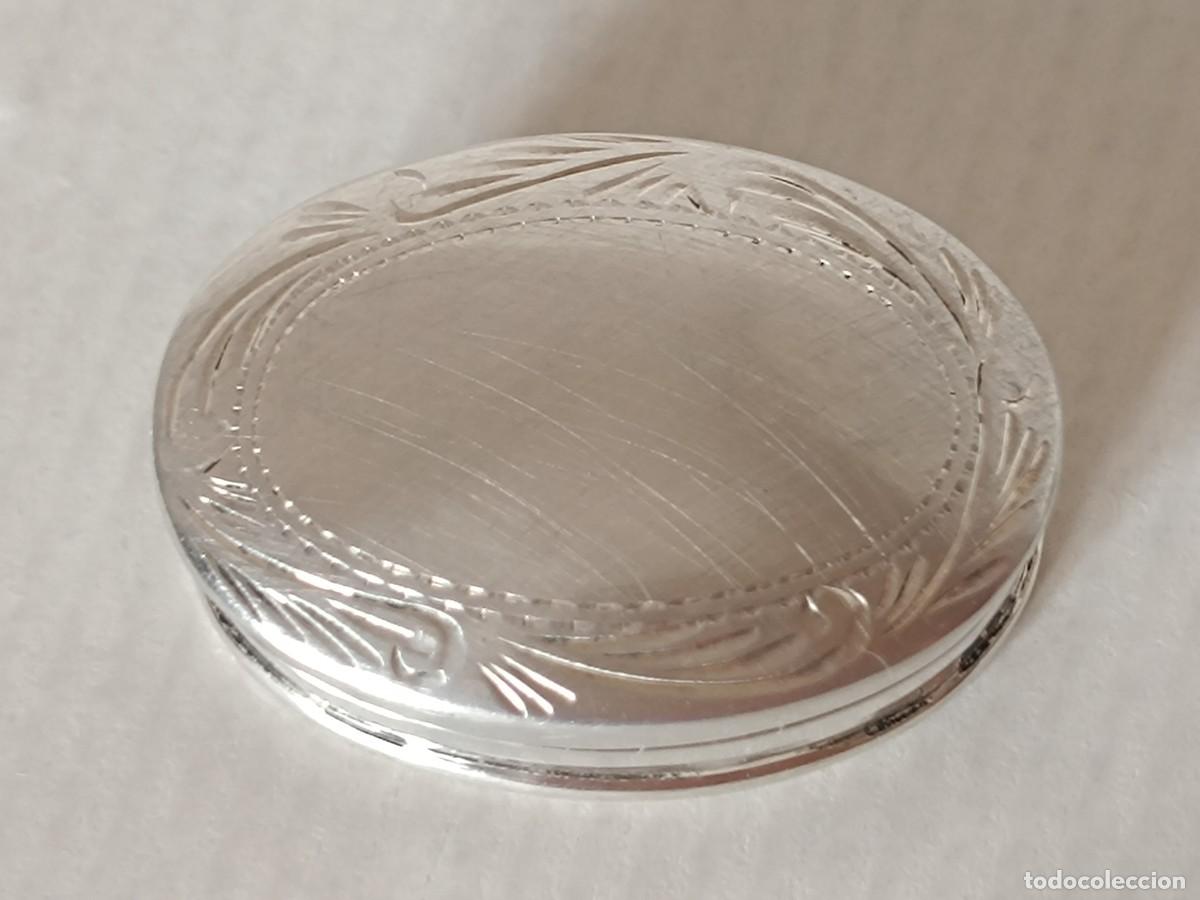 Antig&uuml;edades: Pastillero antiguo plata maciza 925