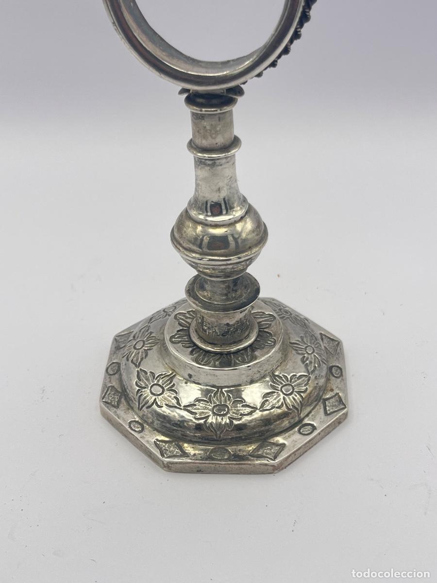 Antig&uuml;edades: CUSTODIA U OSTENSORIO DE PLATA SIGLO XVIII - Foto 2