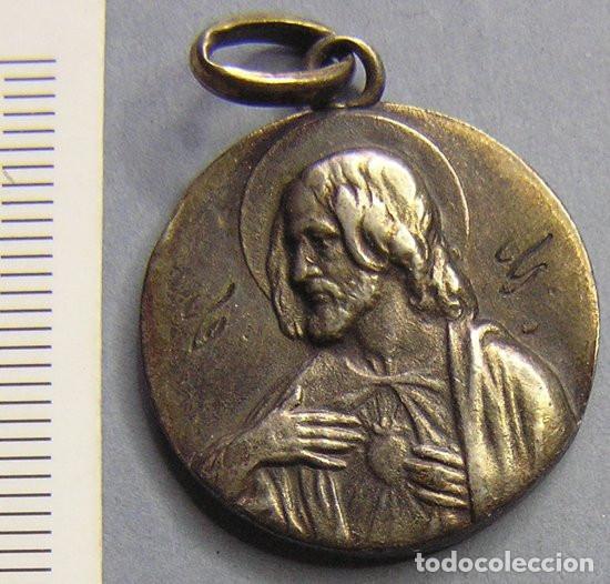 Antig&uuml;edades: MEDALLA DE JESUS EN EL ANVERSO Y LA VIRGEN Y EL NI&Ntilde;O EN EL REVERSO