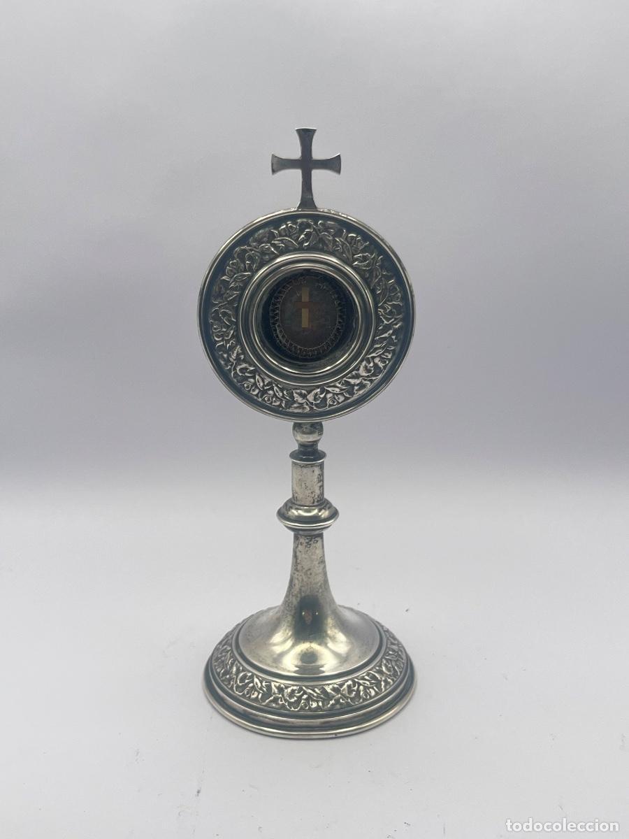 Antiques: RELICARIO DE PLATA PUNZ&Oacute;N SIGLO XIX