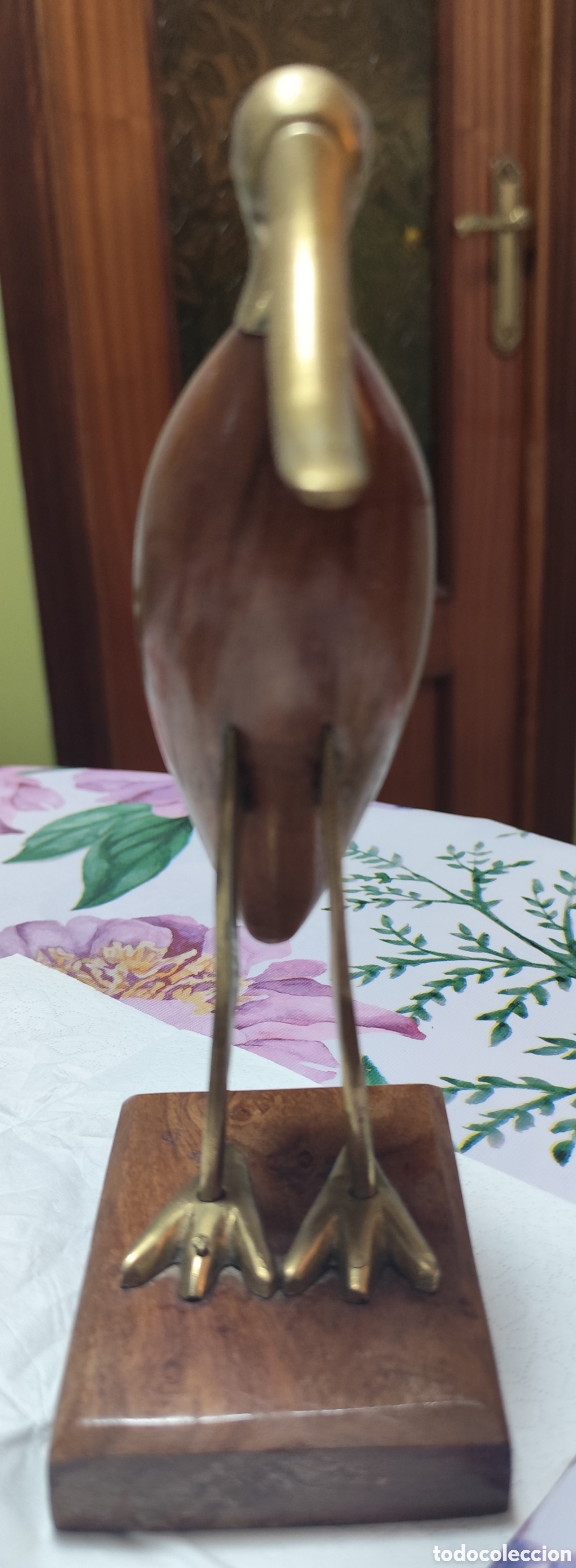 Antig&uuml;edades: Figura de p&aacute;jaro vintage. - Foto 3
