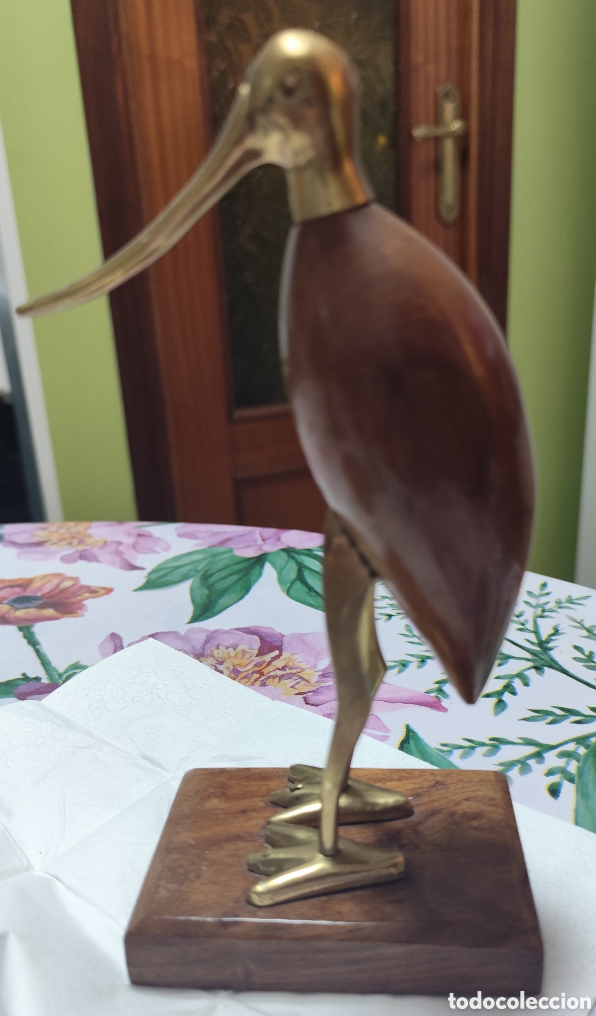 Antig&uuml;edades: Figura de p&aacute;jaro vintage. - Foto 1