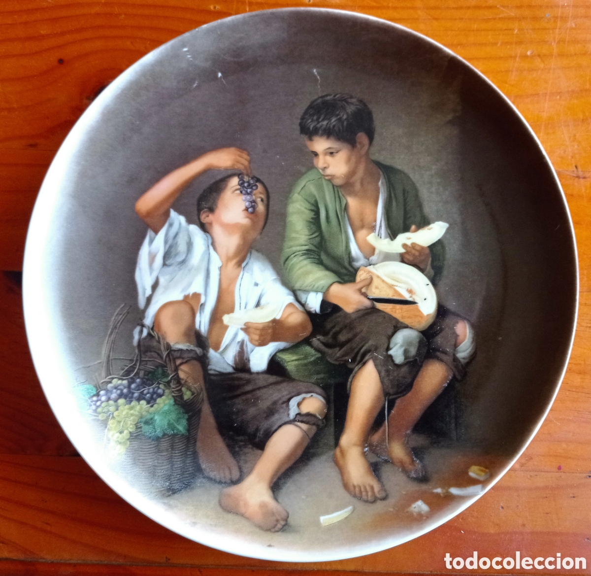 Antig&uuml;edades: PLATO PORCELANAS Y CERAMICAS DECORADOS