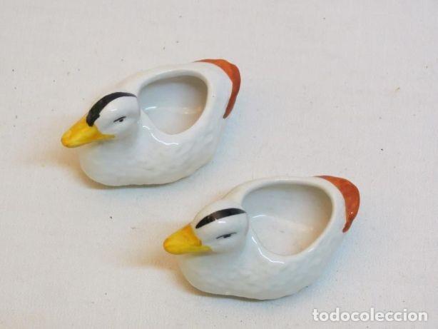 Antig&uuml;edades: Par de Patos em faian&ccedil;a das Caldas &ndash; Fabrica Bordalo Pinheiro; Fabrico dos anos oitenta do s&eacute;culo pa