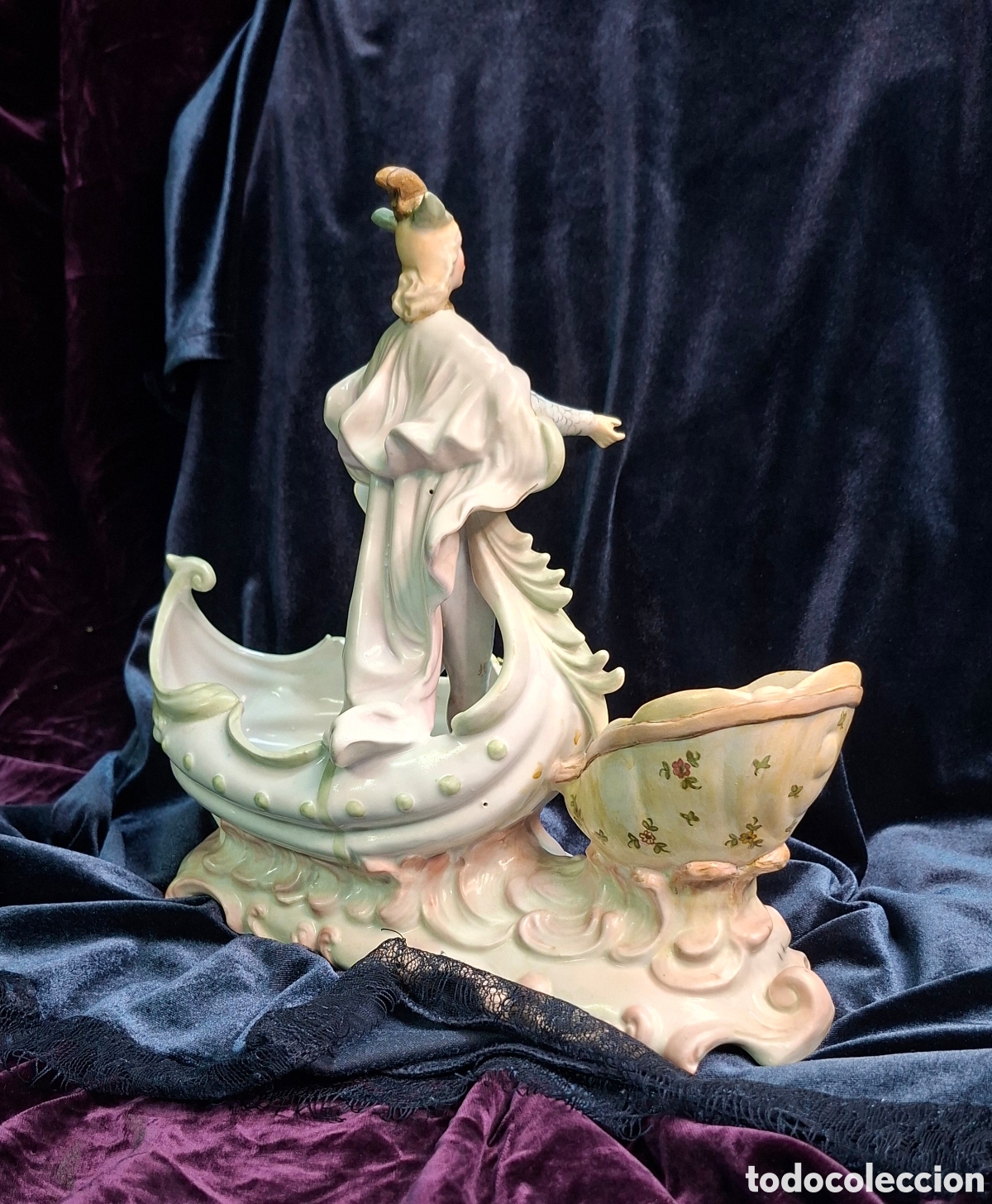 Antig&uuml;edades: Figura de biscuit del siglo XIX - Foto 2