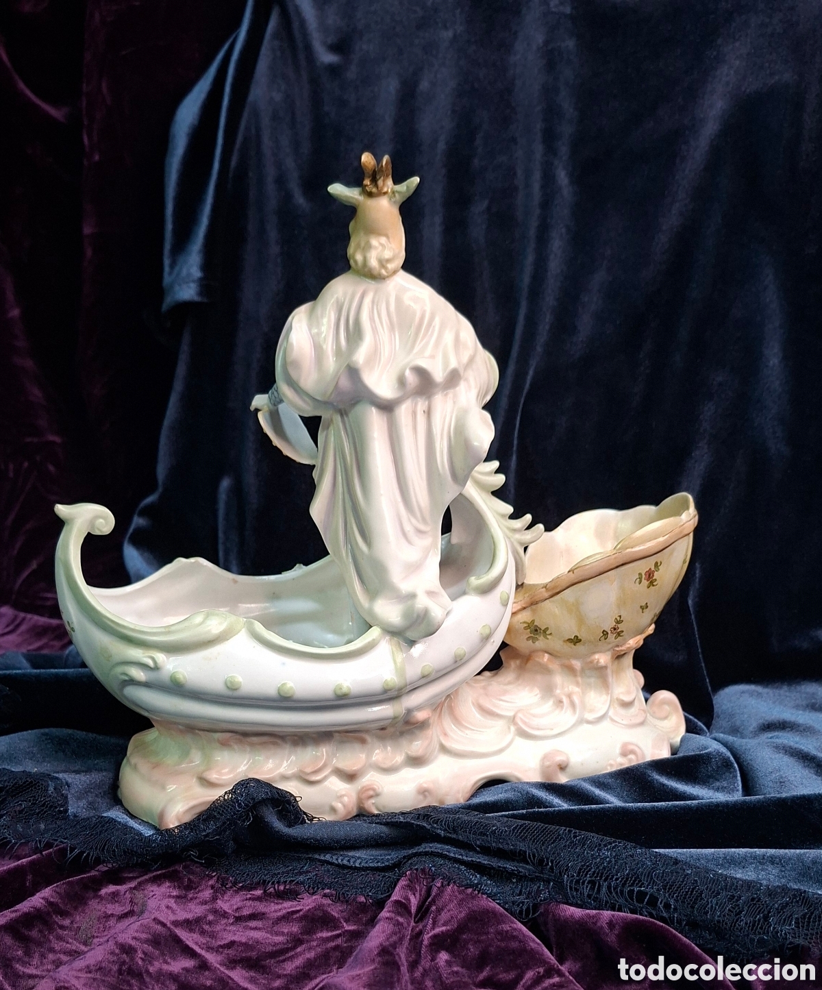 Antig&uuml;edades: Figura de biscuit del siglo XIX - Foto 4
