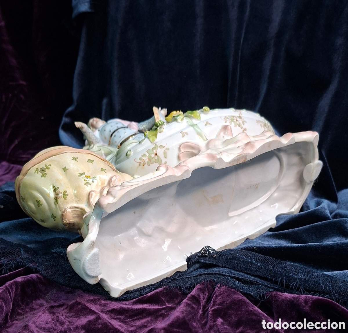 Antig&uuml;edades: Figura de biscuit del siglo XIX - Foto 7