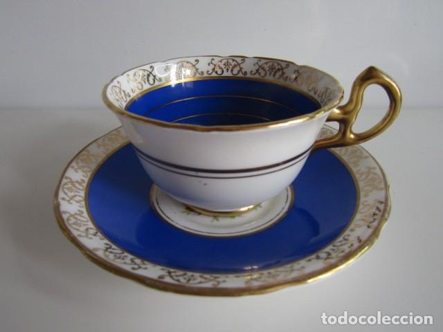 Antig&uuml;edades: PRECIOSO SERVICIO DE CAFE DE PORCELANA INGLESA ROYAL STAFFORD BONE CHINA NUMERADO 7888
