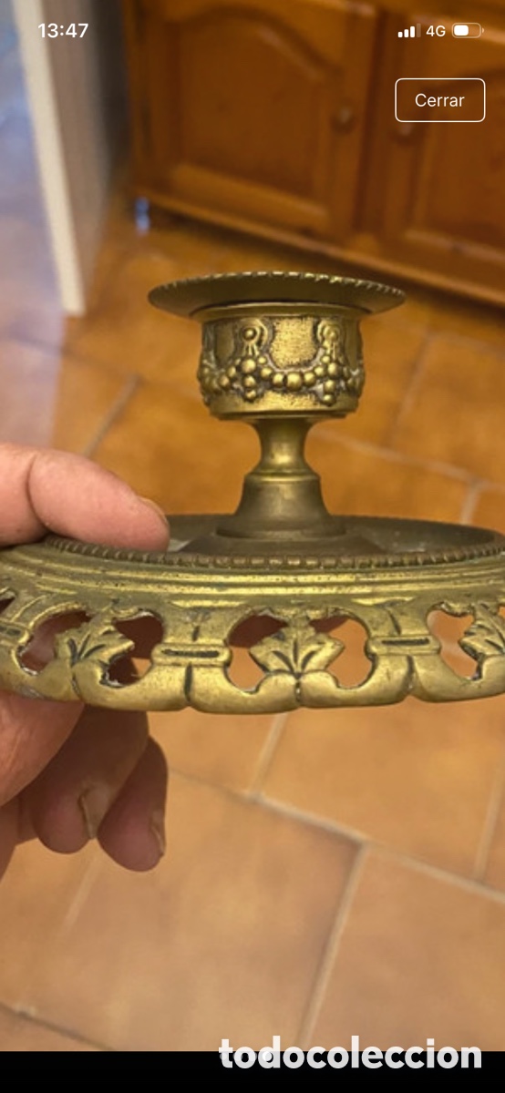 Antig&uuml;edades: Palmatoria antigua calada - Foto 3