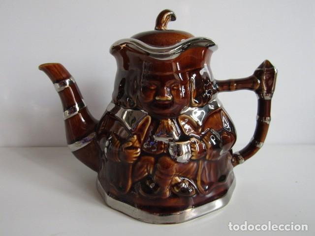 Antig&uuml;edades: PRECIOSA GRAN TETERA TOBY TEAPOT PORCELANA INGLESA PRICE BROS STAFFORDSHIRE
