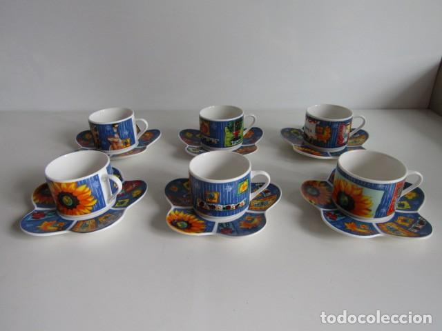 Antig&uuml;edades: PRECIOSO JUEGO DE 6 SERVICIOS CAFE PORCELANA ALEMANA BAVARIA K&ouml;nigliche Manufaktur