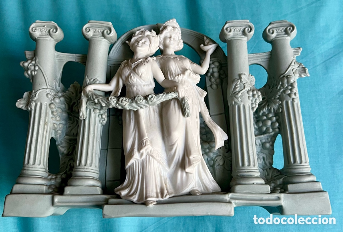 Antig&uuml;edades: Jardinera arquitect&oacute;nica con alegor&iacute;a de las Estaciones / Escena de la Vendimia.