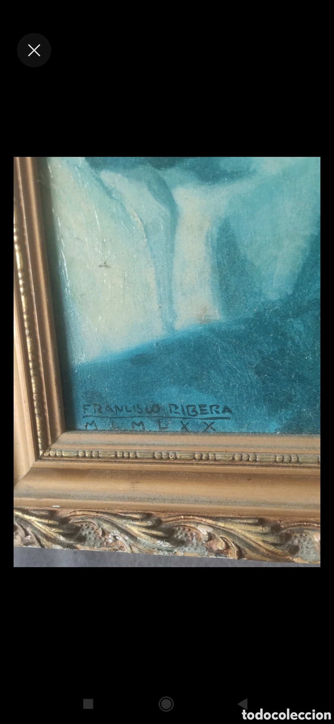 Antig&uuml;edades: Cuadro vintage con firma incluida - Foto 2