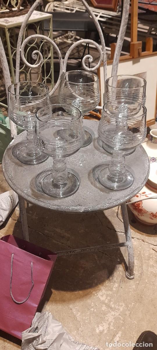 Antiguidades: COPAS DE CRISTAL DE LA FIRMA DE MODA LOEWE