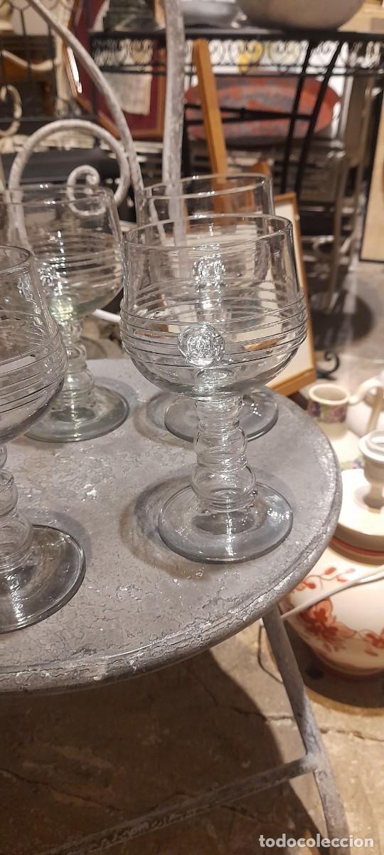 Antig&uuml;edades: COPAS DE CRISTAL DE LA FIRMA DE MODA LOEWE - Foto 3