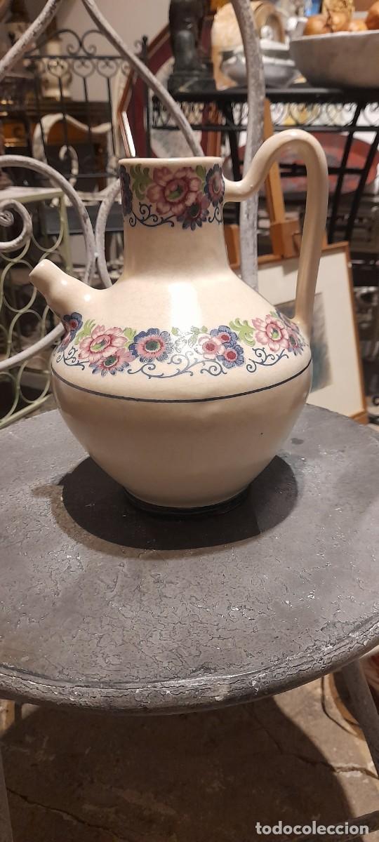 Antig&uuml;edades: JARRA ESPA&Ntilde;OLA DE CERAMICA CON PITORRO